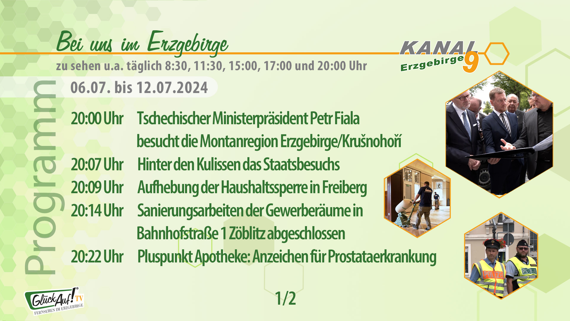 Bei uns im Erzgebirge für die Woche vom 06.07. bis 12.07.2024