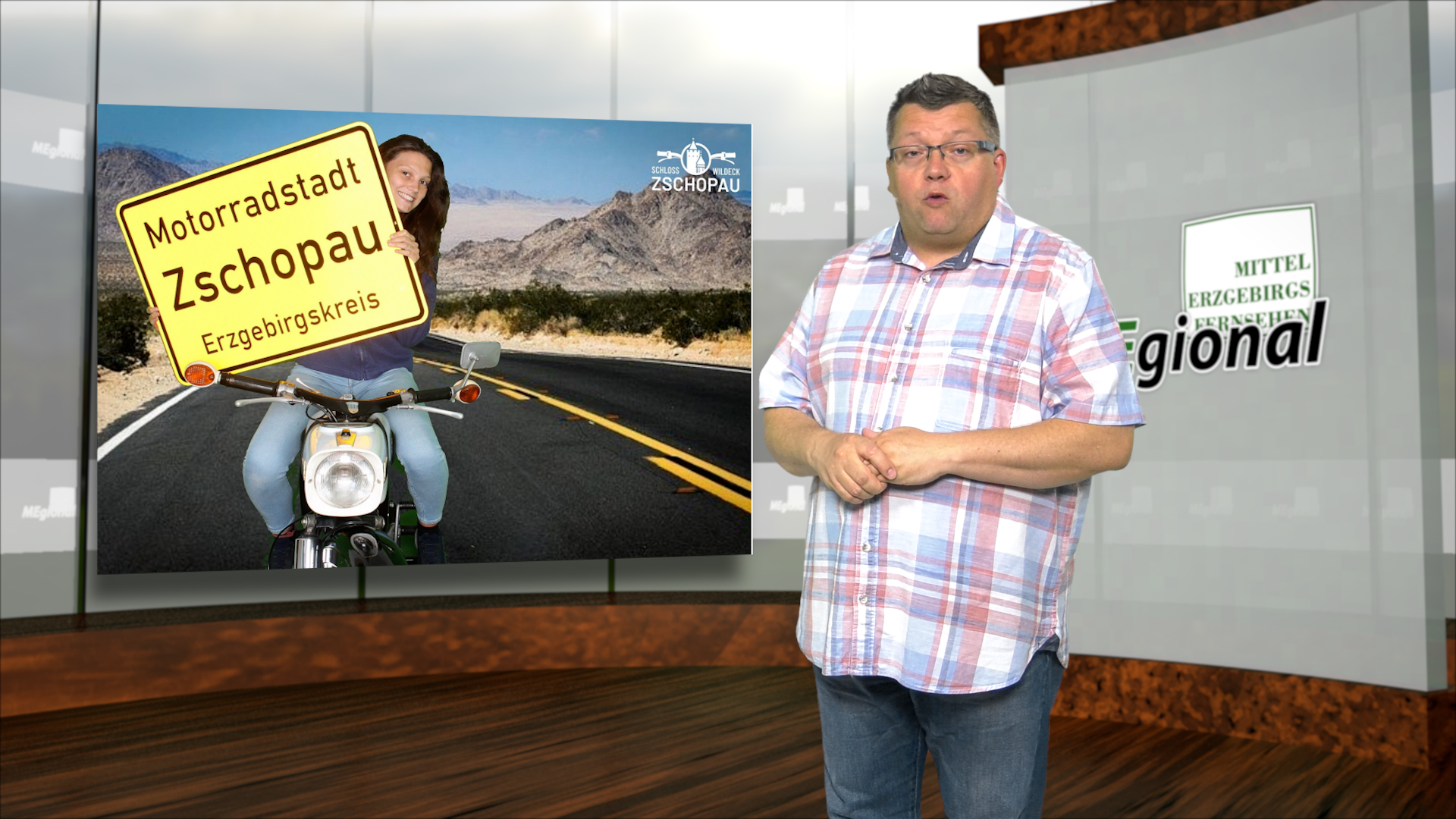 MEgional am 16. Juli 2021 mit dem offiziellen Namenszusatz für die Motorradstadt Zschopau