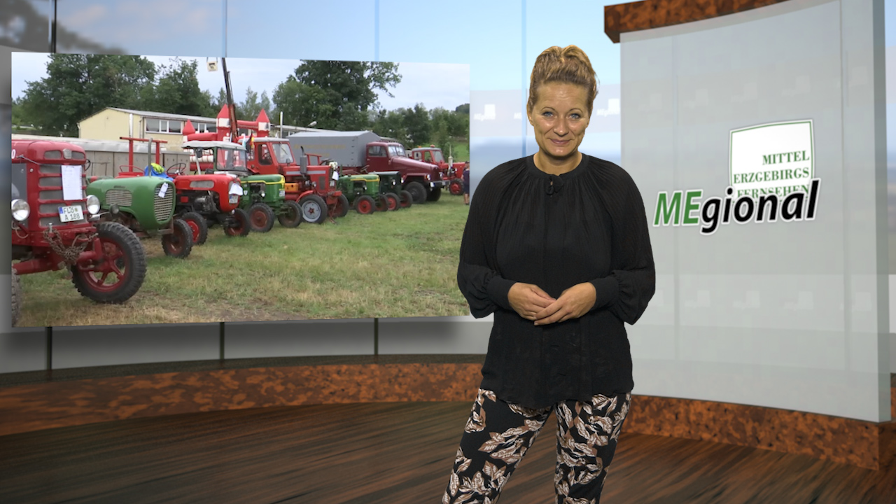 MEgional am 12. August 2019 mit dem Alttraktoren-Treffen in Olbernhau