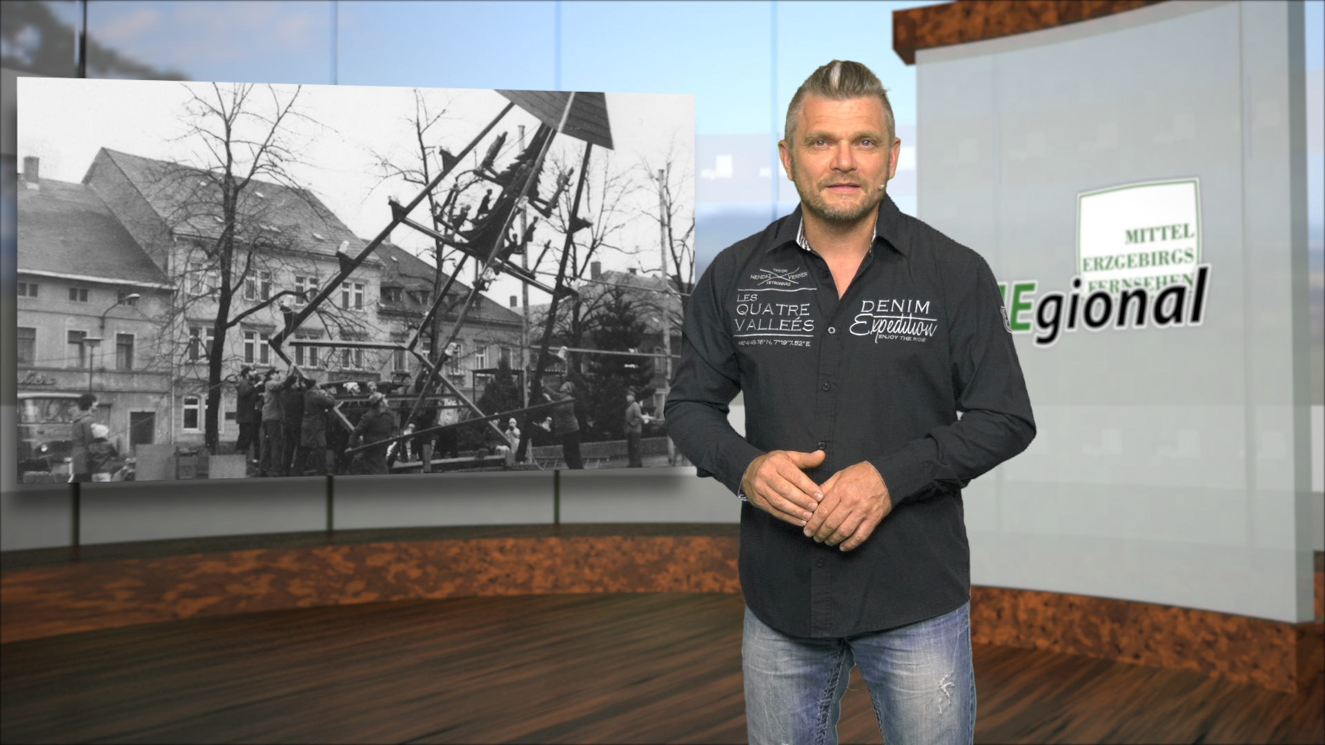 MEgional am 29. Juni 2020 mit einer neuen Pyramide für den Marienberger Markt