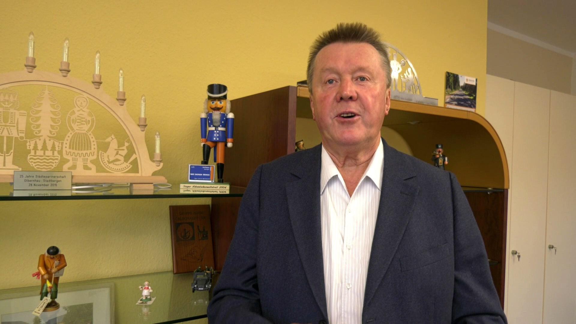 MEgional am 6. November 2020 mit einem Interview mit Olbernhaus Bürgermeister Heinz Peter Haustein