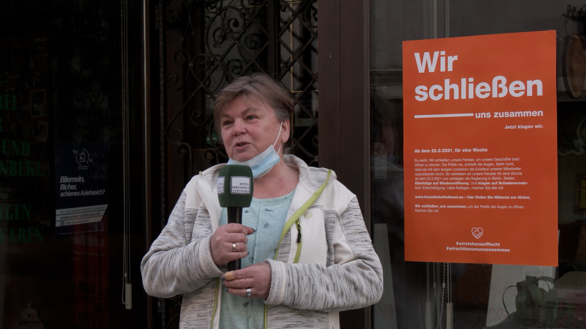MEgional am 26. Februar mit einem Protest der Zschopauer Gewerbetreibenden