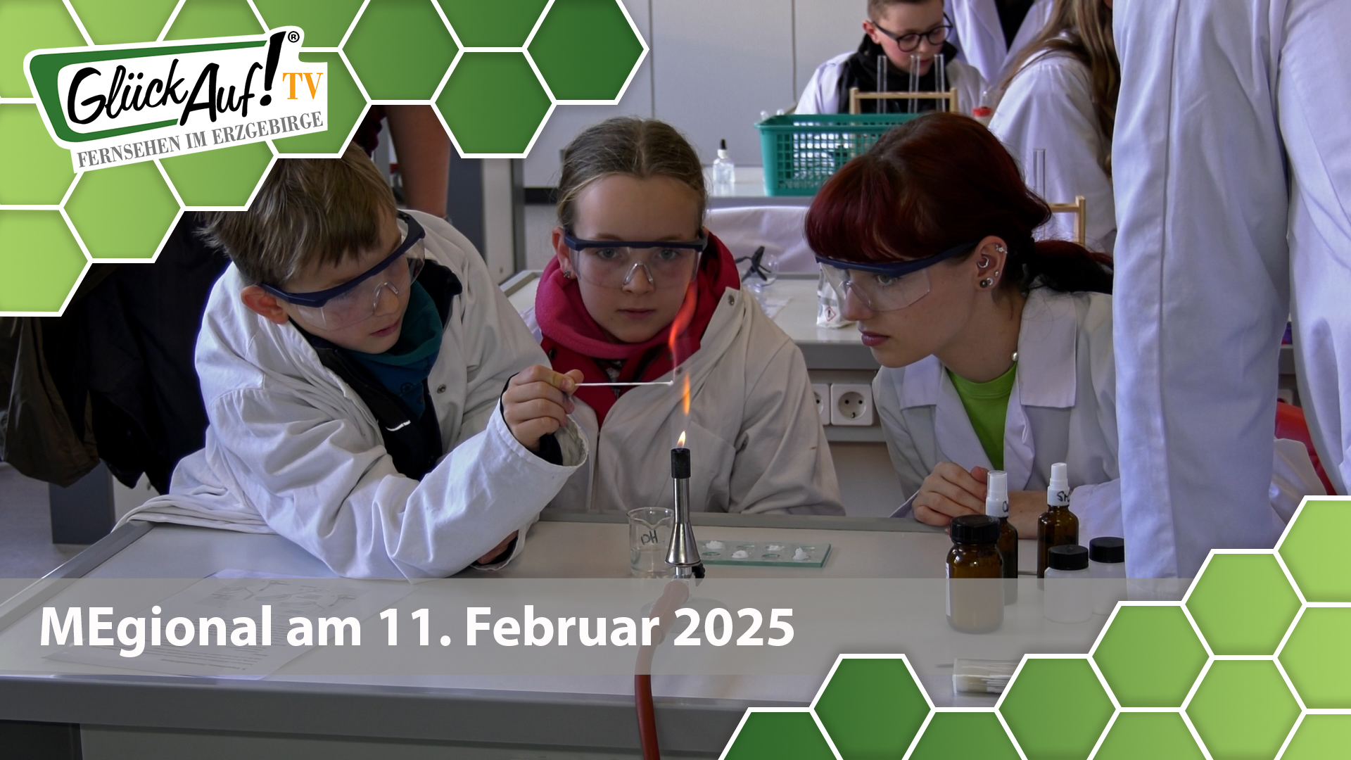 MEgional am 11. Februar 2025 mit Bildern vom Tag der offenen Tür im Gymnasium Olbernhau und Marienberg