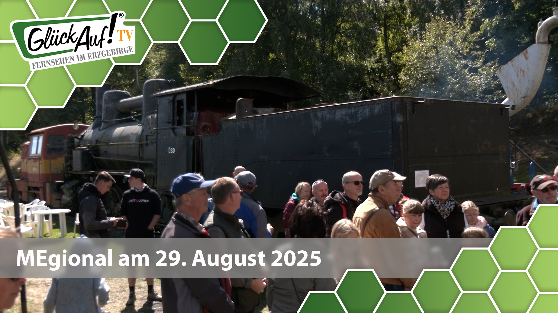 MEgional am 29. August 2025 mit dem Bahnhofsfest in Reitzenhain