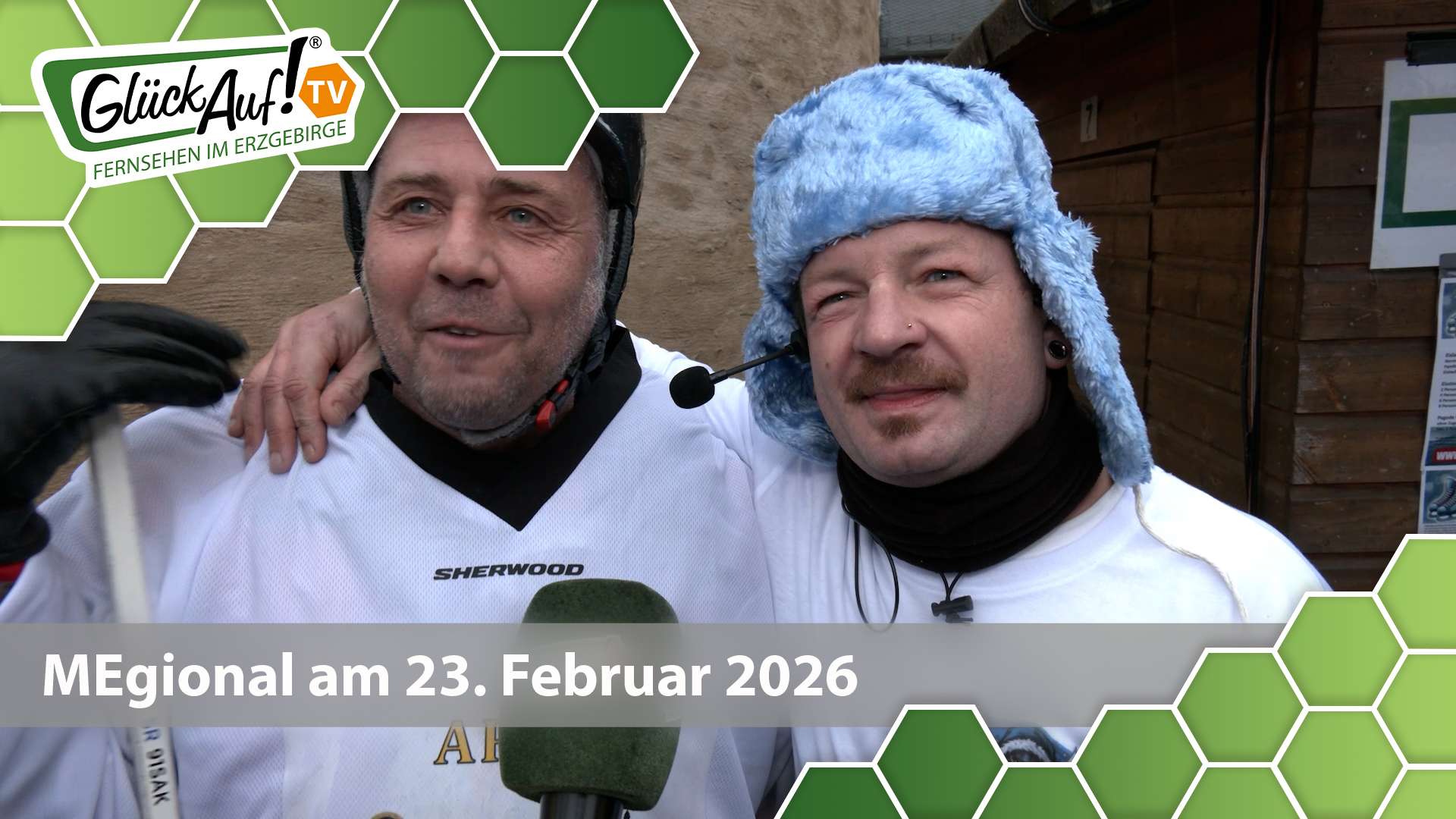 MEgional am 23. Februar mit dem Thema: Eishockey Spaßturnier in Zschopau