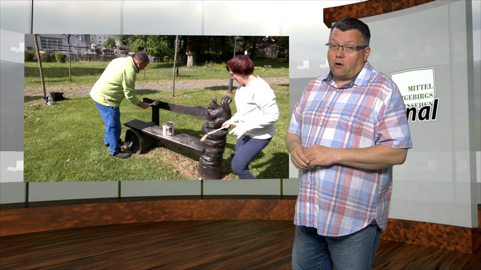 MEgional am 24. Mai 2022 - mit einem Arbeitseinsatz der Marienberger Karnevalisten